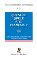 ENJEUX #54 : Qu'est-ce que le Rite Français ?