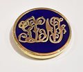 PIN'S GLNF PLAQUE CHAINE - BLEU